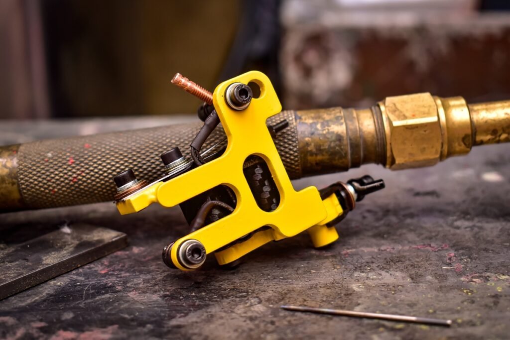 Yellow Black: Powder Coat Paint