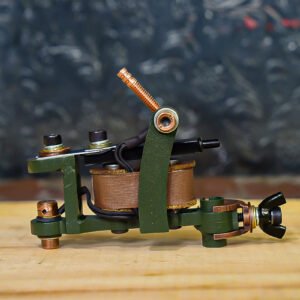Bulldog Micro - tx-army copper - Rubicon Irons Handmade Tattoo Machine - View 2
