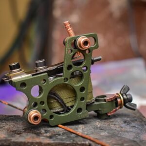Phantom V2 Mini - tx-army copper - Rubicon Irons Handmade Tattoo Machine - View 1